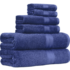 6 Piece Oversized Fade resistant Towel set