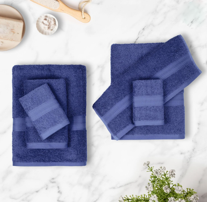 6 Piece Oversized Fade resistant Towel set - Image 3