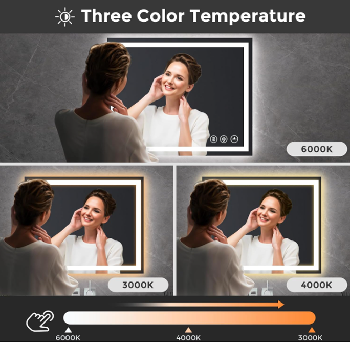 30x36 LED Bathroom Mirror - Image 5