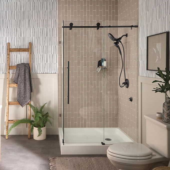 Matte Black Dual Showerhead with Metal Hose - Image 3